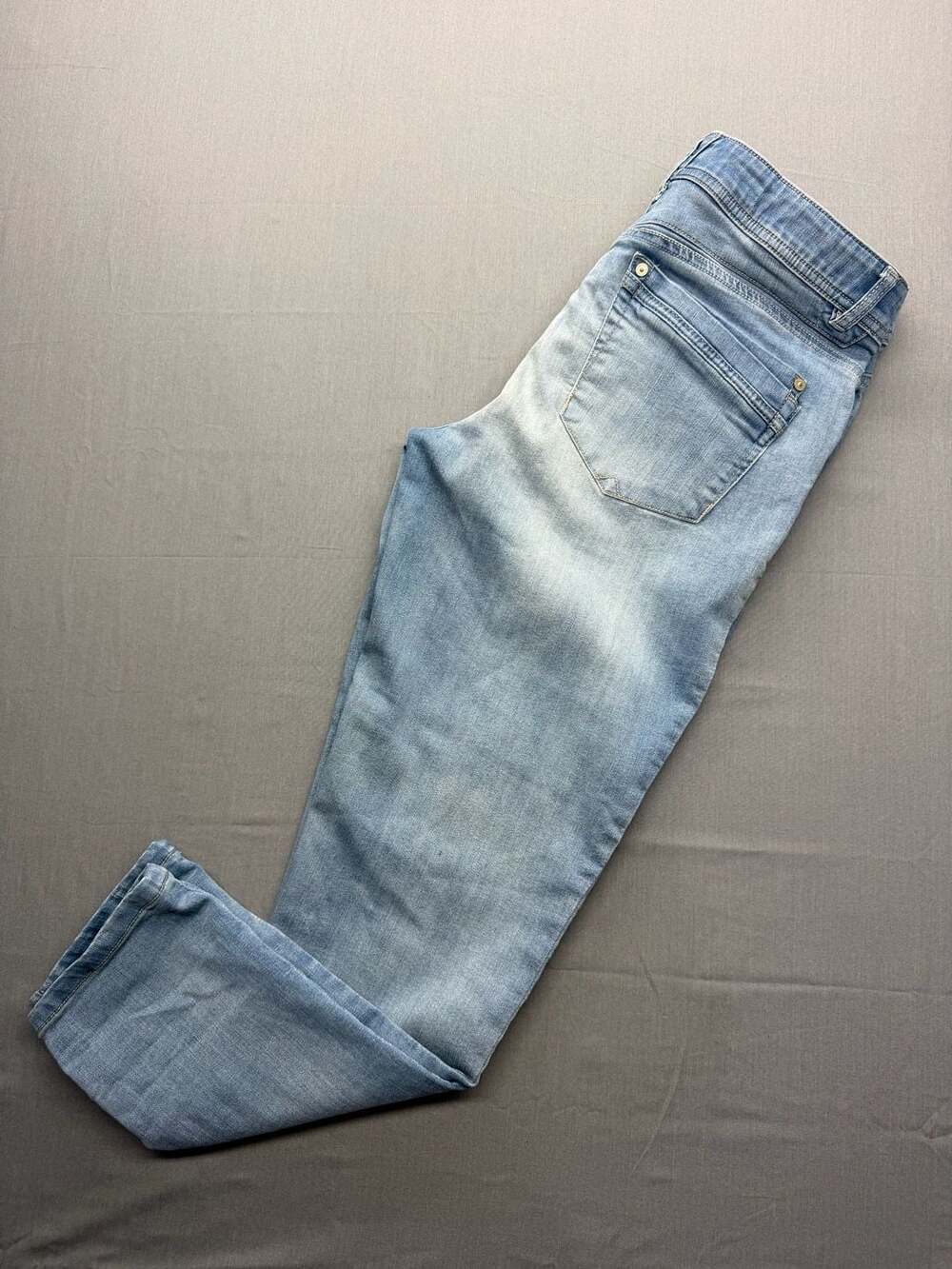 Democracy Ab Technology Skinny Jeans Size 10 Light Wash Denim